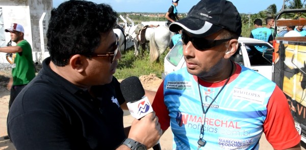 Glebson Lima e André Marechal, durante conversa descontraída para o MN.